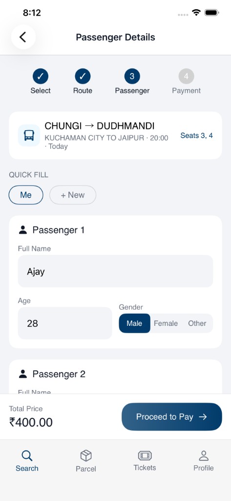 Select Seat